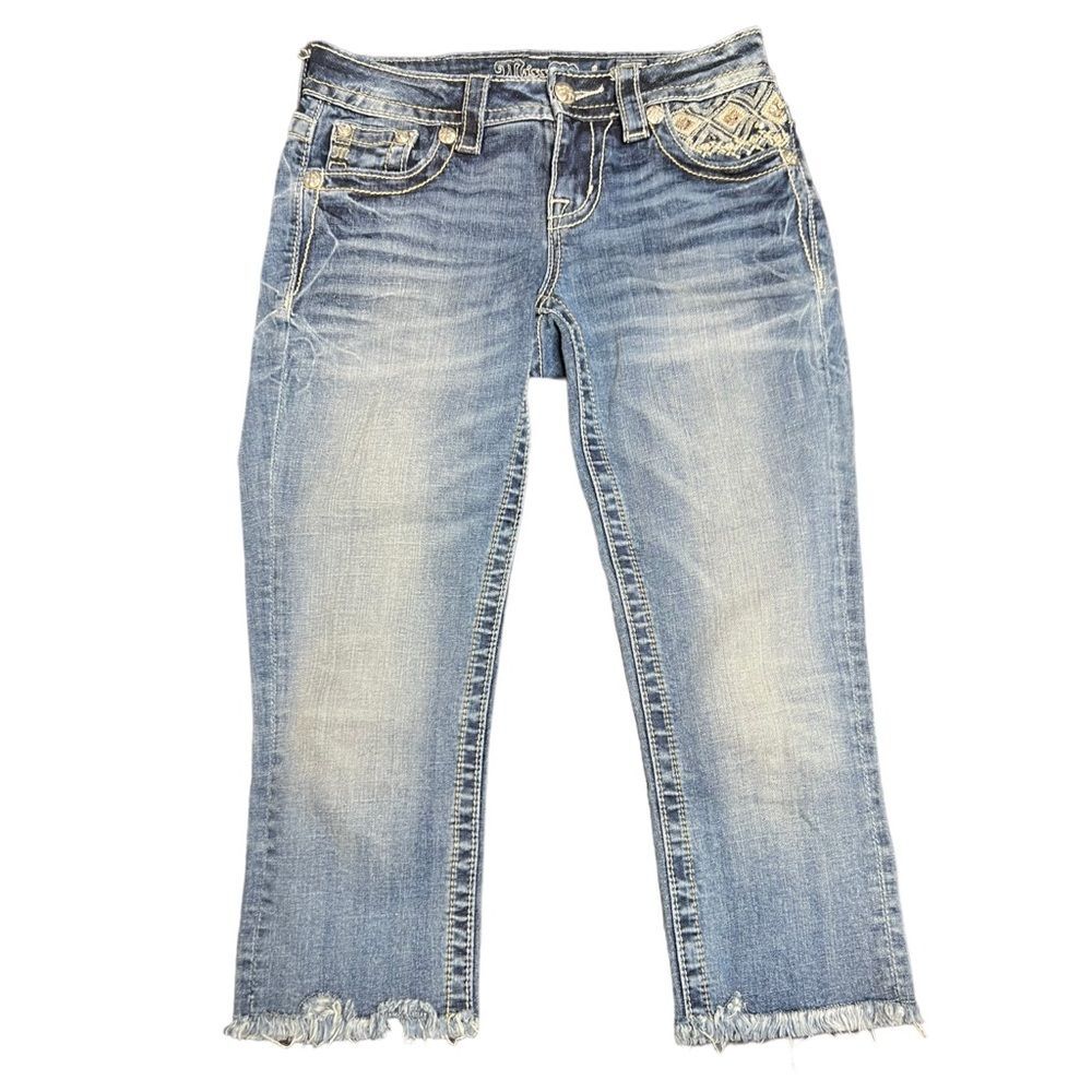 MISS ME - WOMENS MID-RISE CAPRI JEANS MP8600P4
